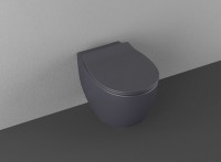 Унитаз ISVEA Sentimenti Neo Vortex (смыв торнадо), подвесной ШГВ 363*510*400 цвет антрацит матовый 10AR02013-2C