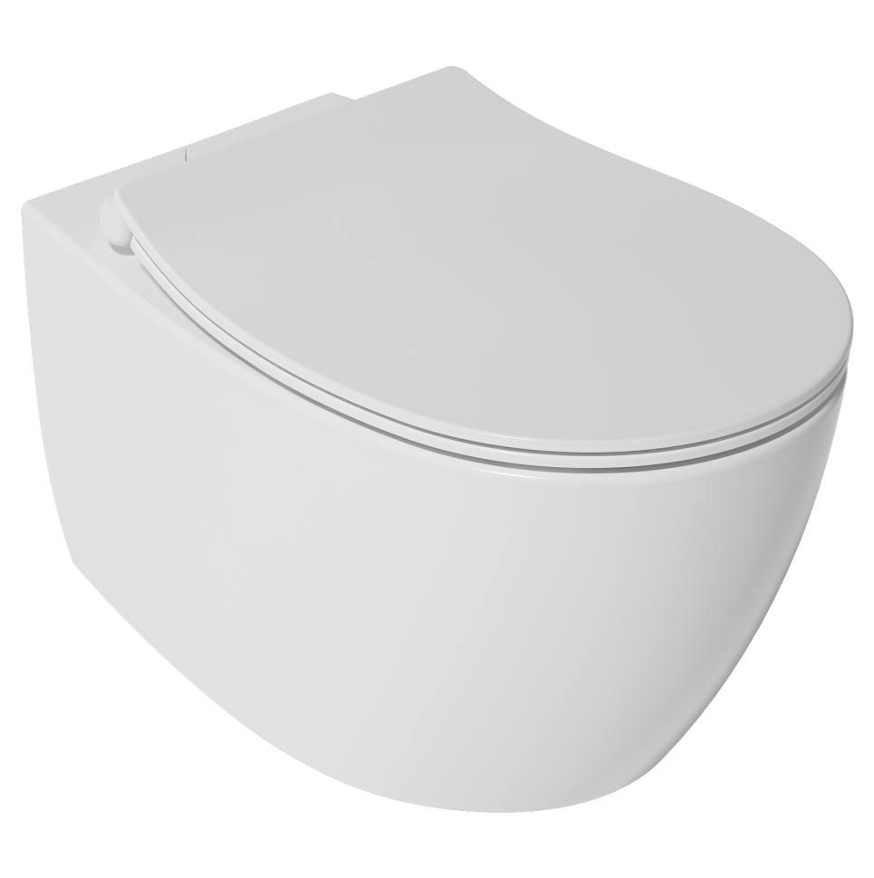 Унитаз ISVEA Sentimenti Neo Vortex (смыв торнадо), подвесной ШГВ 363*510*400 цвет белый 10AR02013