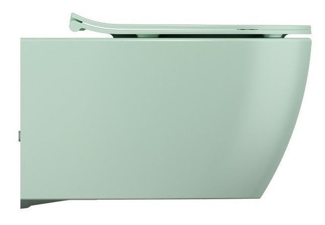 Унитаз ISVEA Sentimenti Neo Vortex (смыв торнадо), подвесной ШГВ 363*510*400 цвет мятно-зеленый матовый 10AR02013-2T