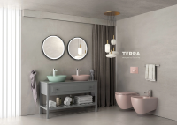 Тумба напольная под раковины ISVEA Terra 120 цвет серый 21TR1085120I