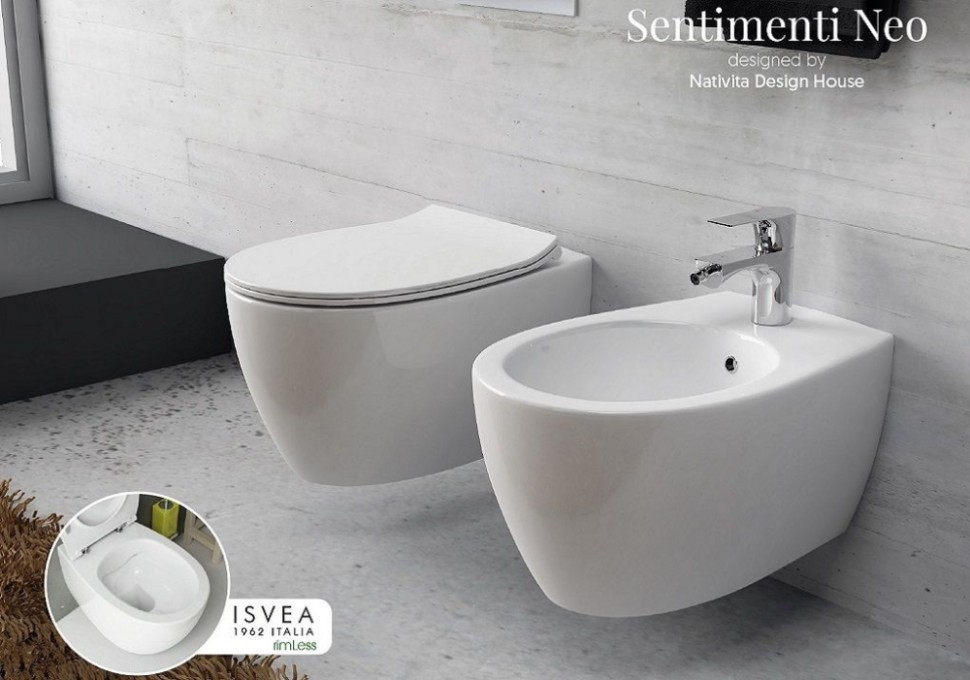 Унитаз ISVEA Sentimenti Neo подвесной ШГВ 363*510*400 цвет терракотовый матовый 10AR02010SV-2U