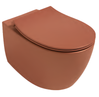Унитаз ISVEA Sentimenti Neo Vortex (смыв торнадо), подвесной ШГВ 363*510*400 цвет терракотовый матовый 10AR02013-2U