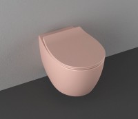 Унитаз ISVEA Sentimenti Neo Vortex (смыв торнадо), подвесной ШГВ 363*510*400 цвет лососевый матовый 10AR02013-2S