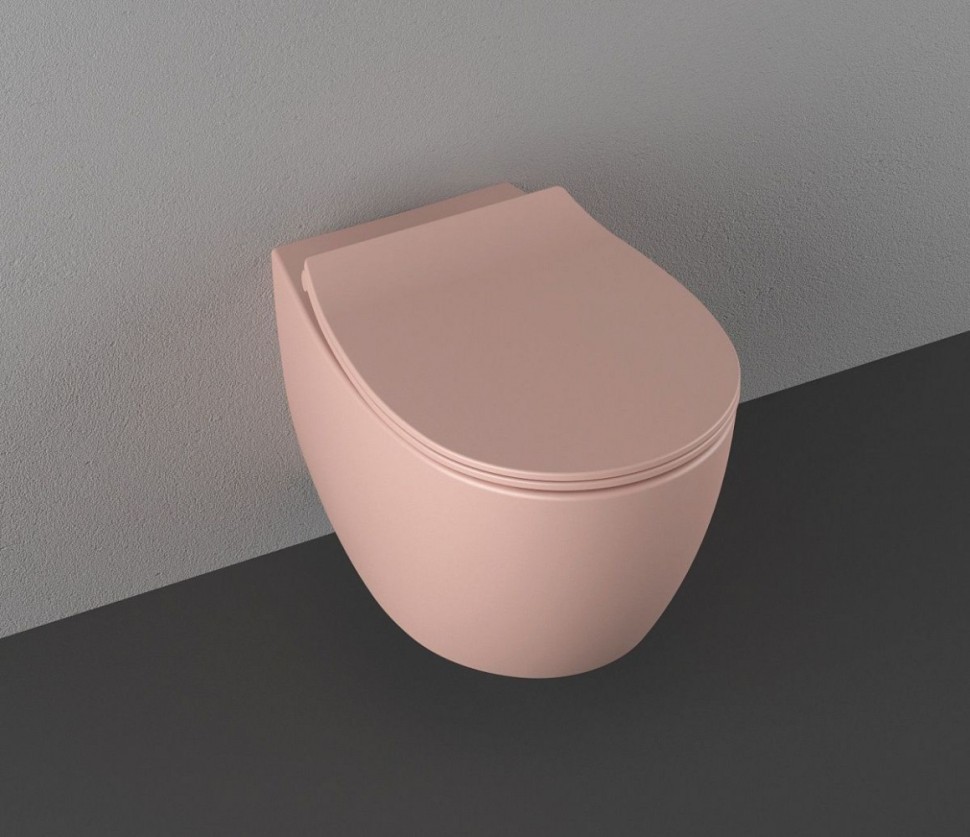 Унитаз ISVEA Sentimenti Neo Vortex (смыв торнадо), подвесной ШГВ 363*510*400 цвет лососевый матовый 10AR02013-2S