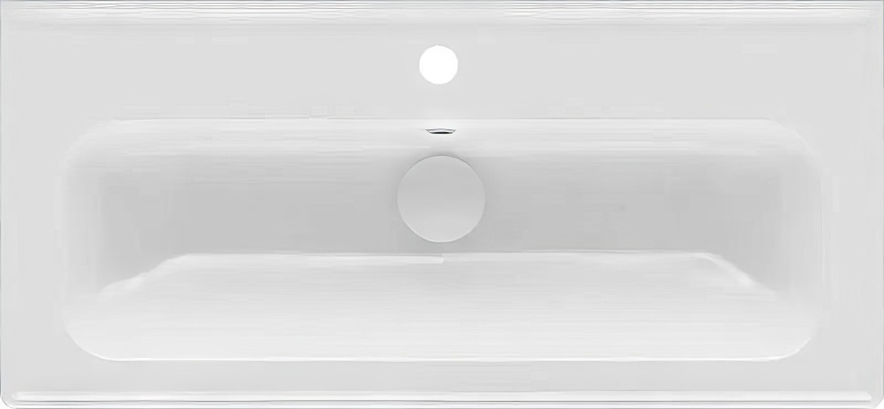 Раковина ISVEA Absolute подвесная ШГВ 813*371*155 отверстия для смесителя 1 цвет белый ССП 10KF50081