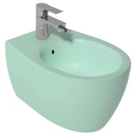 Биде ISVEA Sentimenti Neo подвесной ШГВ 363*510*400 цвет мятно-зеленый матовый 10AR41010-2T
