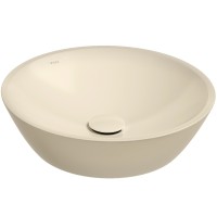 Раковина ISVEA SistemaY Soft накладная ШГВ 450*450*120 отверстия для смесителя отсутствуют цвет слоновая кость матовый 10SY66045-2K