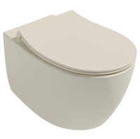 Унитаз ISVEA Sentimenti Neo Vortex (смыв торнадо), подвесной ШГВ 363*510*400 цвет слоновая кость матовый 10AR02013-2K