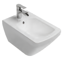 Биде подвесное ISVEA PRISSIMO цвет белый глянцевый 10PO41001