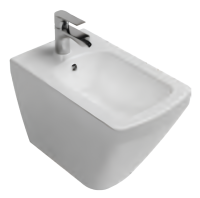 Биде напольное ISVEA PRISSIMO цвет белый глянцевый 10PO42001