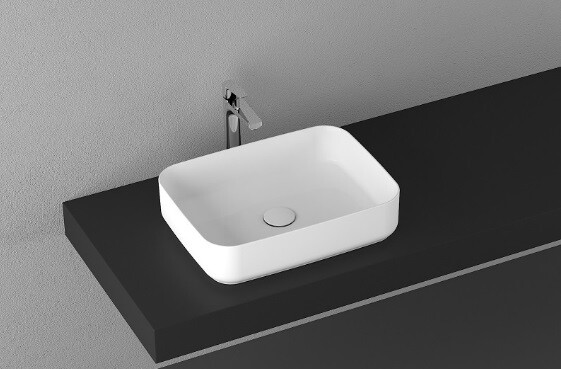 Раковина ISVEA Infinity накладная ШГВ 500*360*120 отверстия для смесителя отсутствуют цвет белый 10NF65050SV