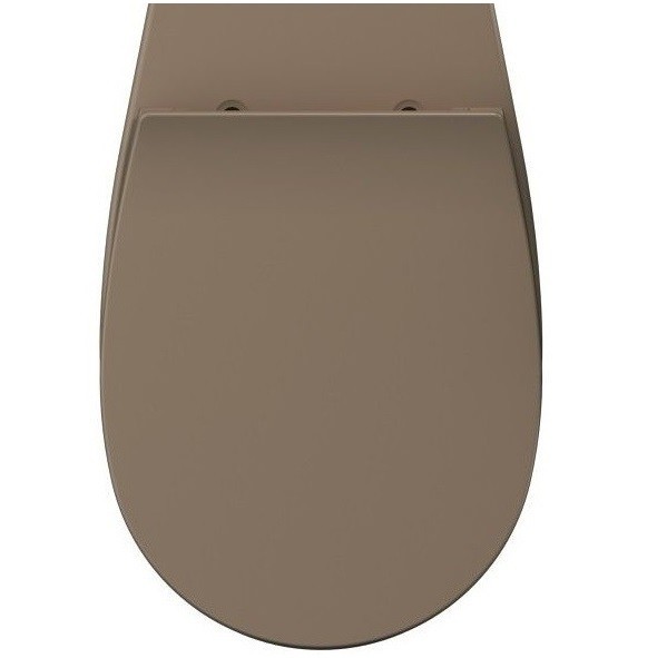 Сиденье для унитаза ISVEA Sentimenti Neo 40D80 с крышкой цвет коричневый матовый 40D80531I-S