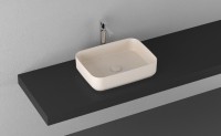 Раковина ISVEA Infinity накладная ШГВ 500*360*120 отверстия для смесителя отсутствуют цвет слоновая кость матовый 10NF65050SV-2K