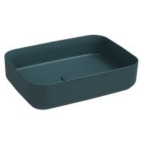 Раковина ISVEA Infinity накладная ШГВ 500*360*120 отверстия для смесителя отсутствуют цвет изумрудный 10NF65050SV-2P