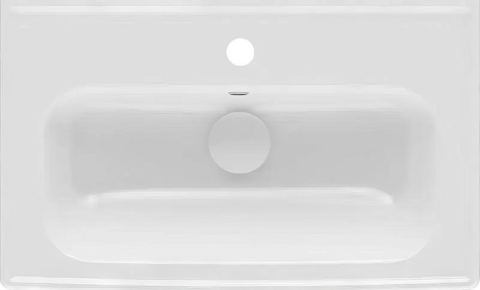 Раковина ISVEA Absolute подвесная ШГВ 612*371*155 отверстия для смесителя 1 цвет белый 10KF50061