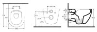 Унитаз ISVEA Infinity подвесной ШГВ 365*530*400 цвет-черный матовый