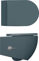 Унитаз ISVEA Infinity подвесной с функцией биде цвет изумрудный матовый 10NFS1005I-2P