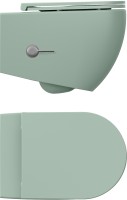 Унитаз ISVEA Infinity подвеснойс функцией биде цвет мятно-зеленый матовый 10NFS1005I-2T