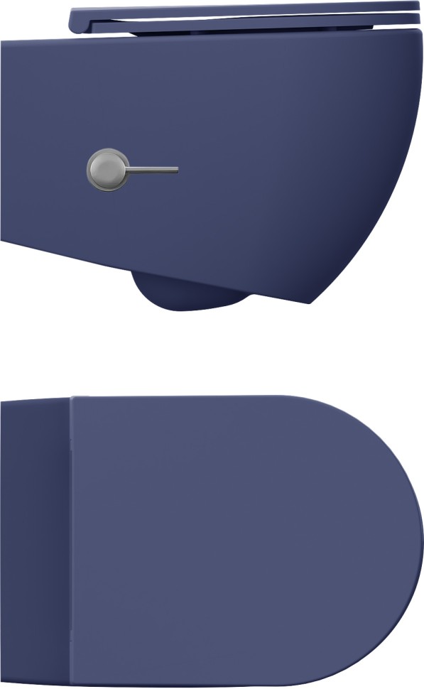 Унитаз ISVEA Infinity подвеснойс функцией биде цвет синий матовый 10NFS1005I-2Z