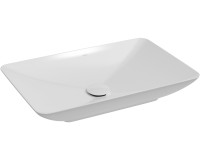 Раковина ISVEA SistemaY Clear накладная ШГВ 600*377*127 отверстия для смесителя отсутствуют цвет белый матовый 10SY50060-2L