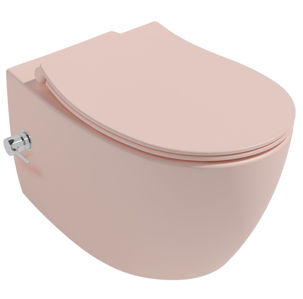Унитаз ISVEA Sentimenti Neo подвесной с функцией биде цвет лососевый матовый 10ARS1015I-2S