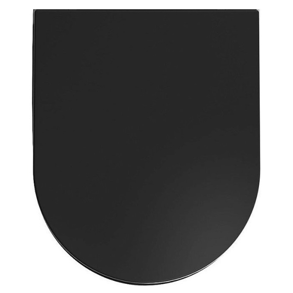 Сиденье для унитаза ISVEA Infinity VEA Rondo F50 ШГ 365*445 цвет черный матовый 40KF0521I-S