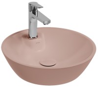 Раковина ISVEA SistemaY Soft накладная ШГВ 450*450*120 отверстия для смесителя 1 цвет лососевый матовый 10SY65045-2S Раковина ISVEA SistemaY Soft накладная ШГВ 450*450*120 отверстия для смесителя 1 цвет лососевый матовый 10SY65045-2S