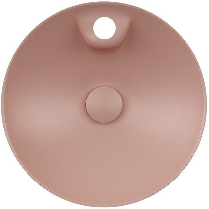 Раковина ISVEA SistemaY Soft накладная ШГВ 450*450*120 отверстия для смесителя 1 цвет лососевый матовый 10SY65045-2S