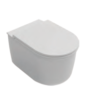 Унитаз ISVEA Fluido Waterfall (водопадный смыв), подвесной ШГВ 360*520*400 цвет белый 10FD02001