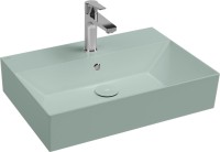 Раковина ISVEA SistemaZ Frame накладная ШГВ 600*420*132 отверстия для смесителя 1 цвет мятно зеленый матовый 10SF50060-2T Раковина ISVEA SistemaZ Frame накладная ШГВ 600*420*132 отверстия для смесителя 1 цвет мятно зеленый матовый 10SF50060-2T