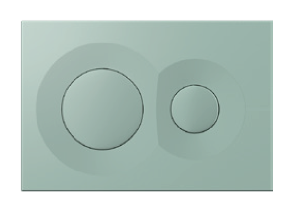 Клавиша смыва ISVEA Dome 54DM0109I для инсталляции Durezza цвет мятно-зеленый матовый