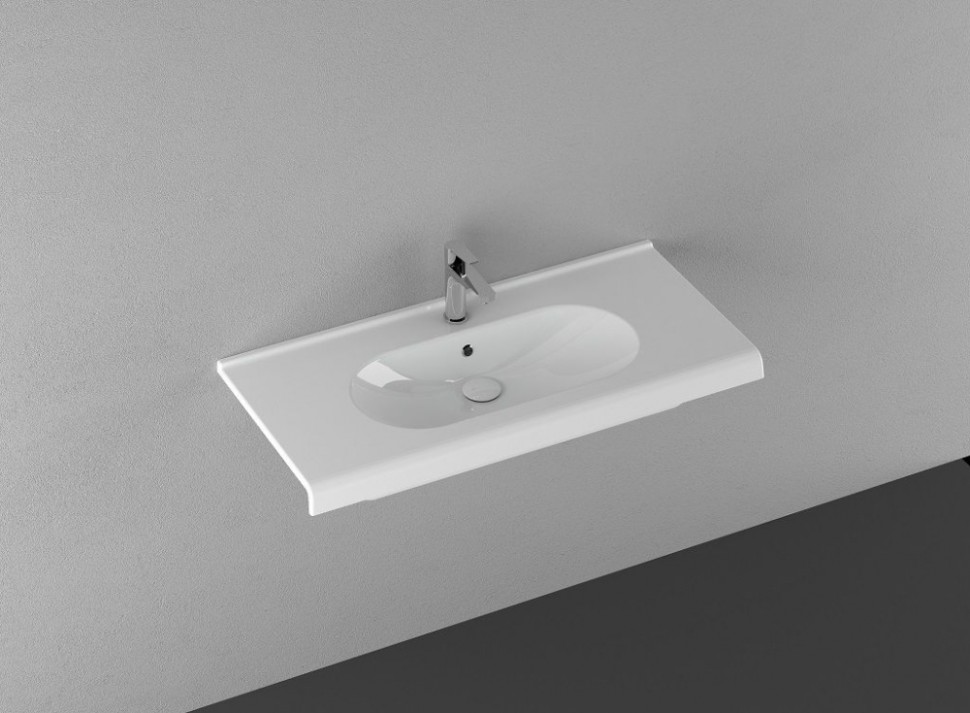 Раковина ISVEA Sentimenti накладная ШГВ 1000*450*170 цвет белый 10SM50100SV