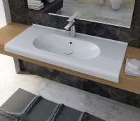Раковина ISVEA Sentimenti накладная ШГВ 1000*450*170 цвет белый 10SM50100SV