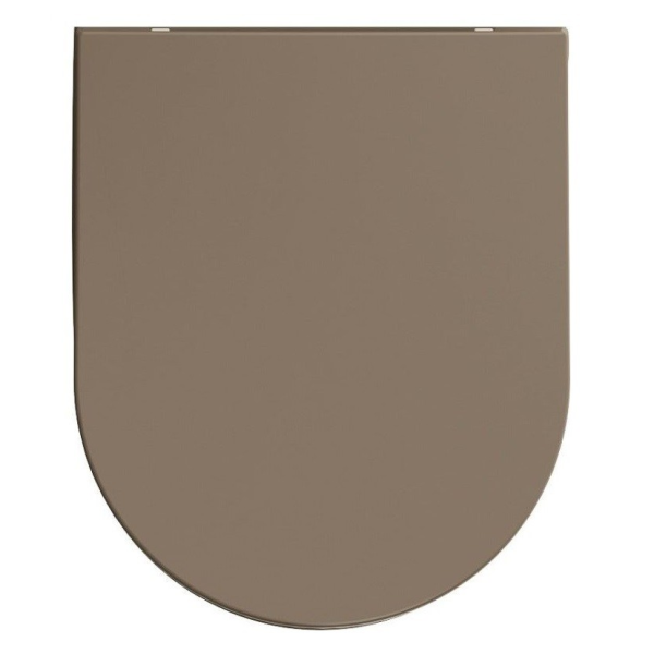 Сиденье для унитаза ISVEA Infinity VEA Rondo F50 ШГ 365*445 цвет коричневый матовый 40KF0531I-S
