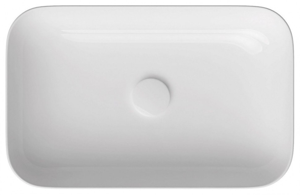 Раковина ISVEA Sott'Aqua накладная ШГВ 600*380*120 отверстия для смесителя отсутствуют цвет белый глянцевый 10SQ50060