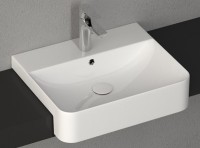 Раковина ISVEA Sott'Aqua накладная ШГВ 590*490*163 отверстия для смесителя 1 цвет белый 10SQ51058