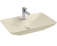 Раковина ISVEA SistemaY Clear накладная ШГВ 644*395*125 отверстия для смесителя 1 цвет слоновая кость матовый 10SY50065-2K