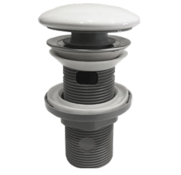 Донный клапан ISVEA Complementaries для раковин с переливом цвет белый глянцевый 38TP0171I