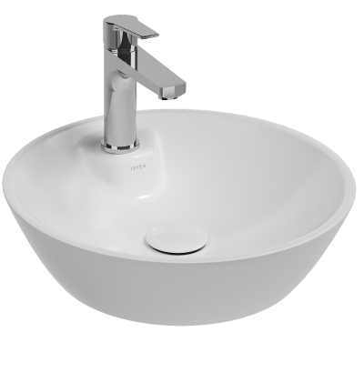 Раковина ISVEA SistemaY Soft накладная ШГВ 450*450*120 отверстия для смесителя 1 цвет антрацит матовый 10SY65045SV-2C