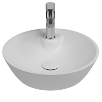 Раковина ISVEA SistemaY Soft накладная ШГВ 450*450*120 отверстия для смесителя 1 цвет антрацит матовый 10SY65045SV-2C