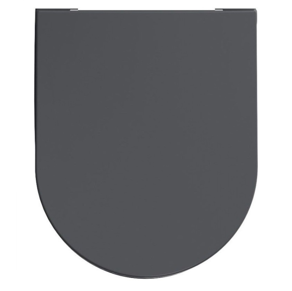 Сиденье для унитаза ISVEA Infinity VEA Rondo F50  ШГ 365*445 цвет антрацит матовый 40KF0522I