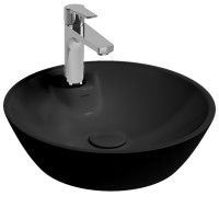 Раковина ISVEA SistemaY Soft накладная ШГВ 450*450*120 отверстия для смесителя 1 цвет черный матовый 10SY65045-2N Раковина ISVEA SistemaY Soft накладная ШГВ 450*450*120 отверстия для смесителя 1 цвет черный матовый 10SY65045-2N