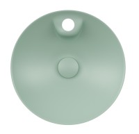 Раковина ISVEA SistemaY Soft накладная ШГВ 450*450*120 отверстия для смесителя 1 цвет мятно зеленый матовый 10SY65045-2T Раковина ISVEA SistemaY Soft накладная ШГВ 450*450*120 отверстия для смесителя 1 цвет мятно зеленый матовый 10SY65045-2T