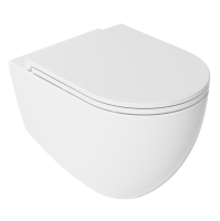 Унитаз ISVEA Infinity Vortex (смыв торнадо), подвесной ШГВ 365*530*400 цвет белый матовый 10NF02003-2L