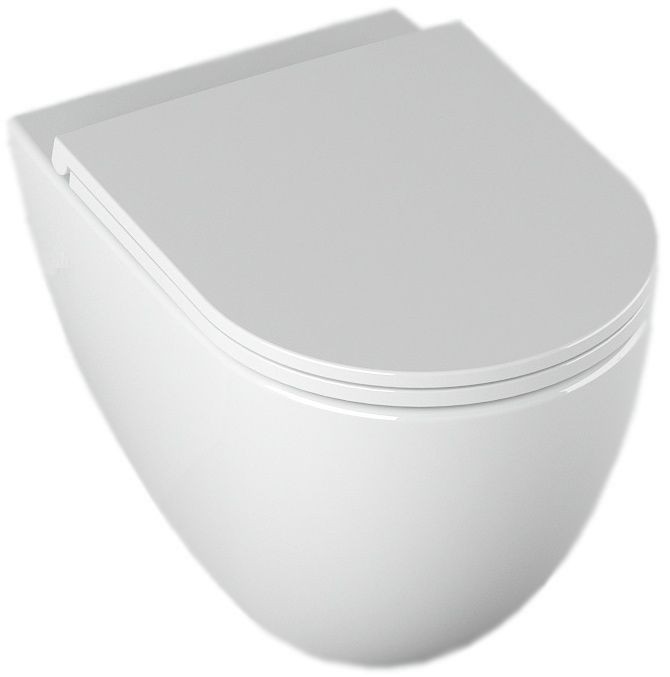 Унитаз ISVEA Infinity Vortex (смыв торнадо), подвесной ШГВ 365*530*400 цвет белый матовый 10NF02003-2L