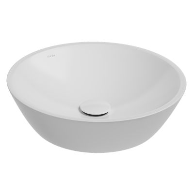 Раковина ISVEA SistemaY Soft накладная ШГВ 450*450*120 отверстия для смесителя отсутствуют цвет белый 10SY66045SV