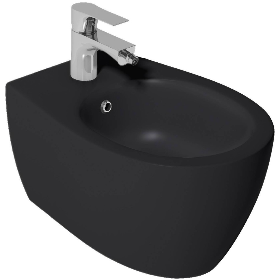 Биде ISVEA Sentimenti Neo подвесной ШГВ 363*510*400 цвет черный матовый 10AR41010-2N