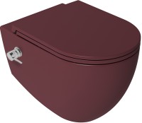 Унитаз ISVEA Infinity подвесной с функцией биде цвет бордовый матовый 10NFS1005I-2R Унитаз ISVEA Infinity подвесной с функцией биде цвет бордовый матовый 10NFS1005I-2R