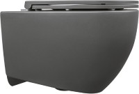 Унитаз ISVEA Infinity Vortex (смыв торнадо), подвесной ШГВ 365*530*400 цвет антрацит матовый 10NF02003-2C