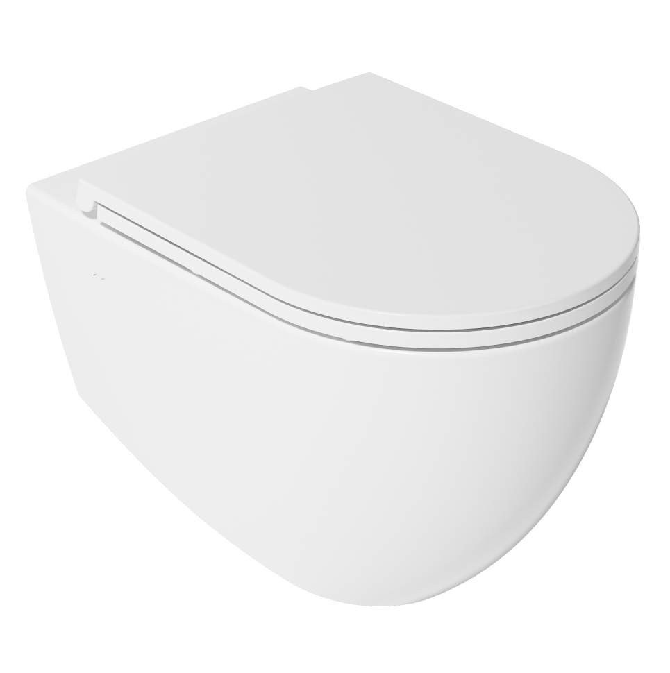 Унитаз ISVEA Infinity Vortex (смыв торнадо), подвесной ШГВ 365*530*400 цвет белый 10NF02003